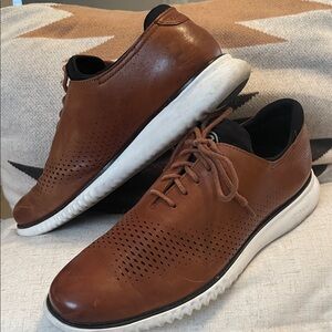 Cole Haan Men's Tan Leather Sneakers